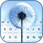 dandelion keyboard background android application logo